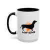 Low Rider Dachshund Ceramic Mug