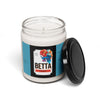 Betta Fish Watching Eco-friendly Scented Soy Candle 9 oz Candles gifts for animal lovers supporting animal rescues