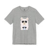 NO DRAMA Llama and Blue Cat Unisex Tee T-Shirts Athletic Heather gifts for animal lovers supporting animal rescues