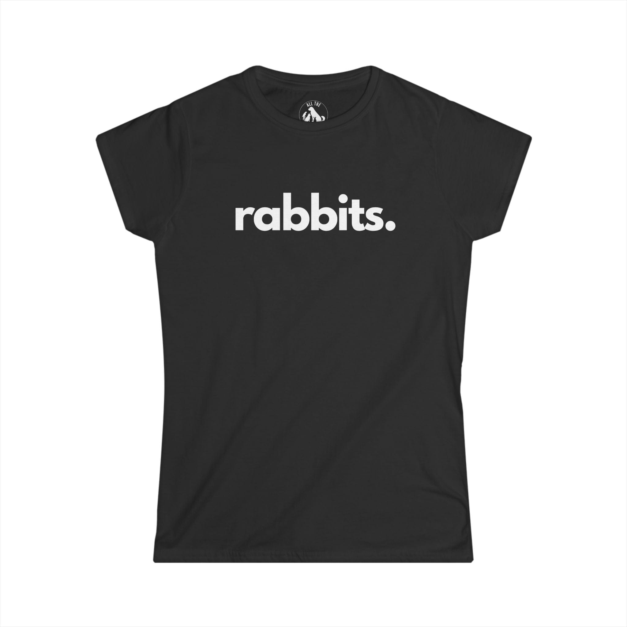 Rabbit T-Shirt | Minimalist Rabbit Lover Tee – All The Fauna