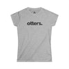 OTTERS, PERIOD. Women's Softstyle Tee T-Shirts Sport Grey gifts for animal lovers supporting animal rescues