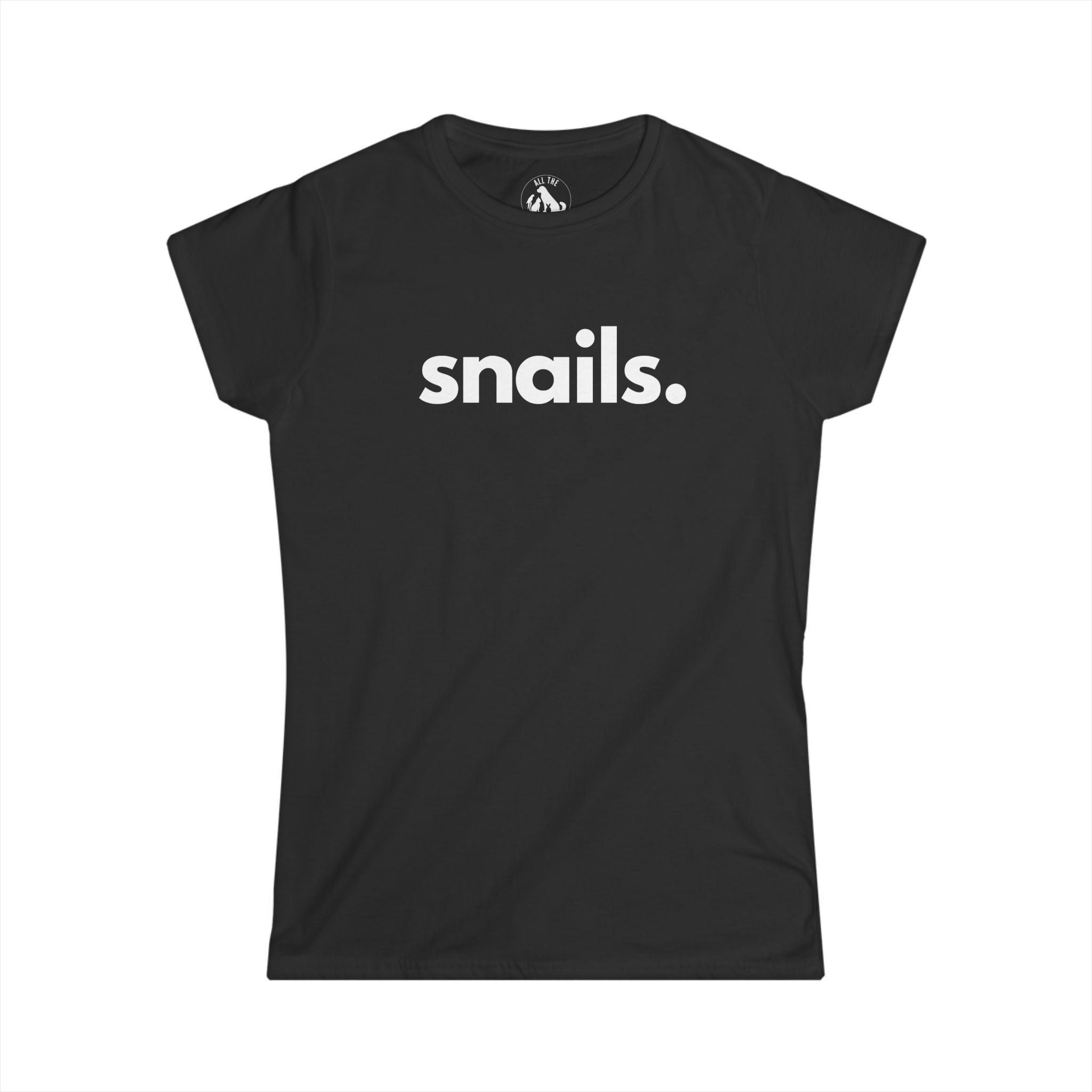 Snail T-Shirt | Minimalist Wildlife Statement Tee – All The Fauna