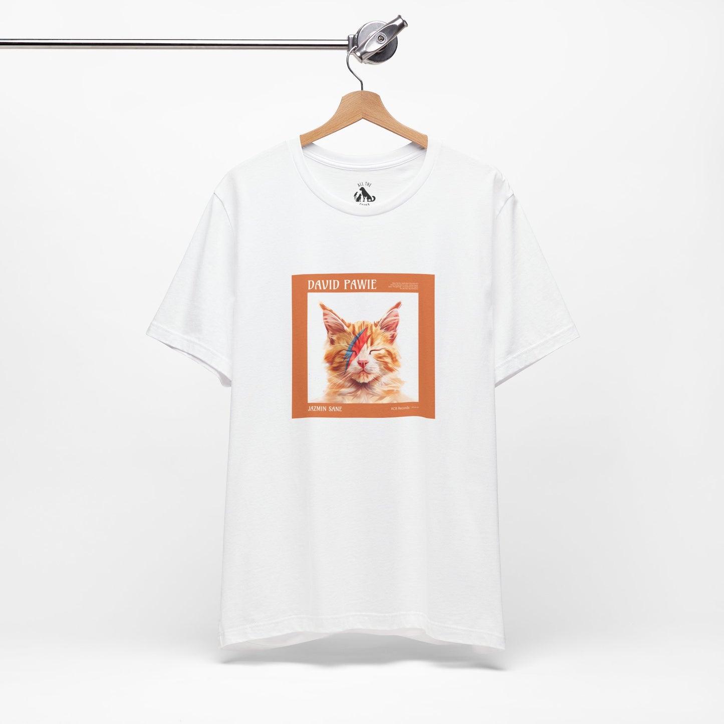 David Pawie 80s Rock n' Roll Cat Unisex Tee