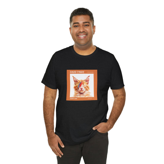 David Pawie 80s Rock n' Roll Cat Unisex Tee