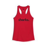 SHARKS, PERIOD. Women's Lightweight Racerback Tank