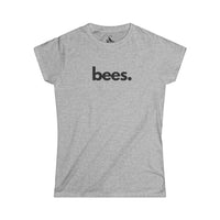 BEES, PERIOD. Women's Softstyle Tee T-Shirts Sport Grey gifts for animal lovers supporting animal rescues
