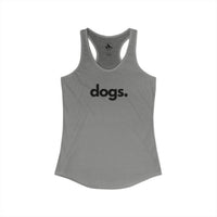 DOGS, PERIOD. Women's Lightweight Racerback Tank