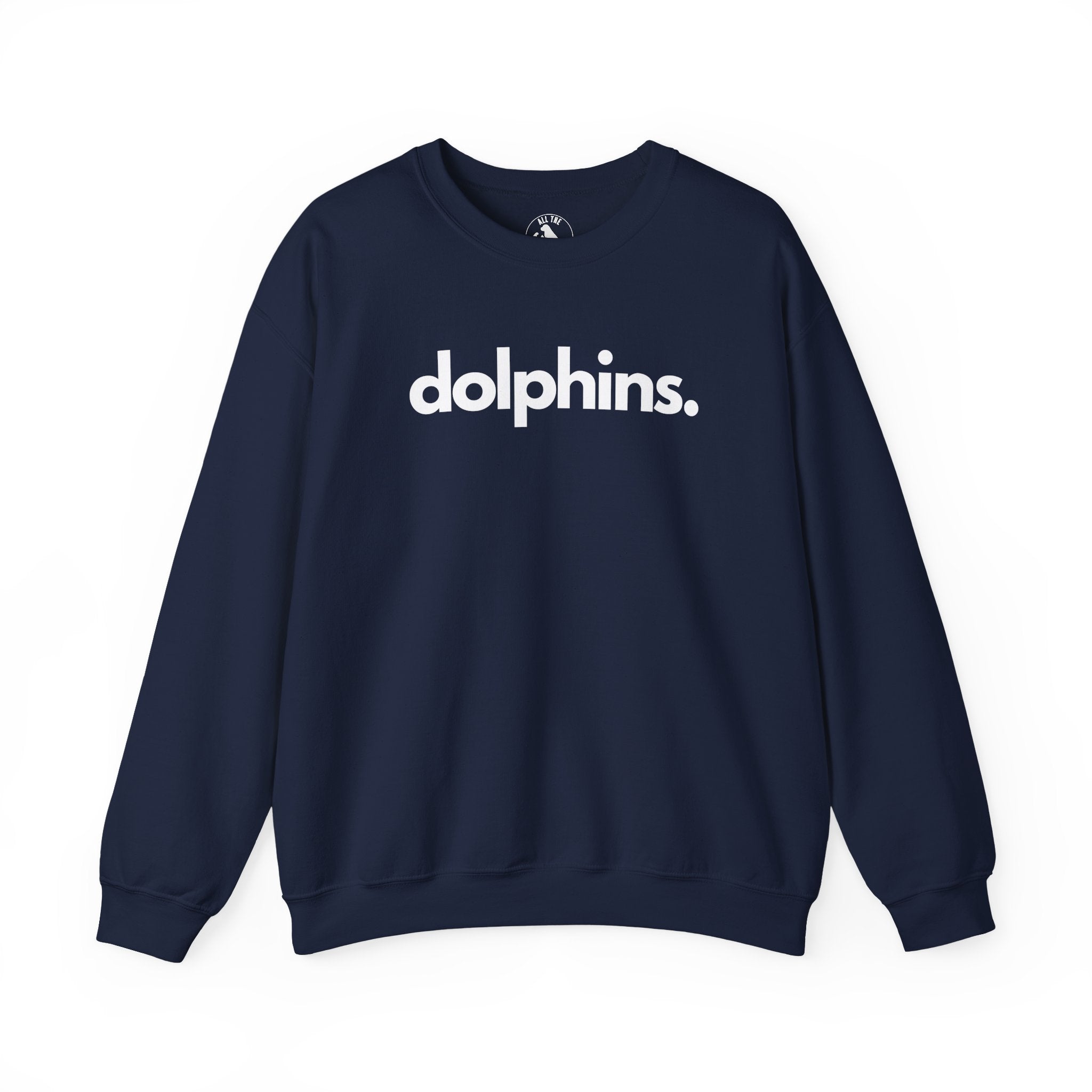 DOLPHINS, PERIOD. Unisex Crewneck Sweatshirt – All The Fauna