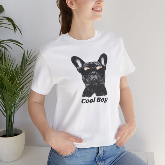 Cool Boy 1 French Bulldog Unisex Tee