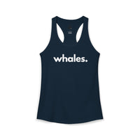 WHALES, PERIOD. Women's Lightweight Racerback Tank