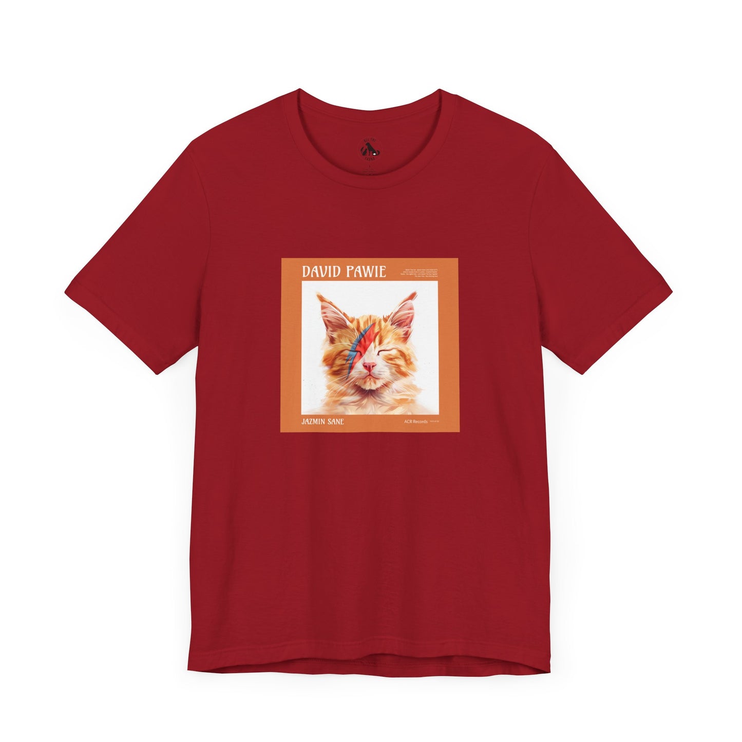 David Pawie 80s Rock n' Roll Cat Unisex Tee