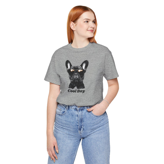 Cool Boy 1 French Bulldog Unisex Tee