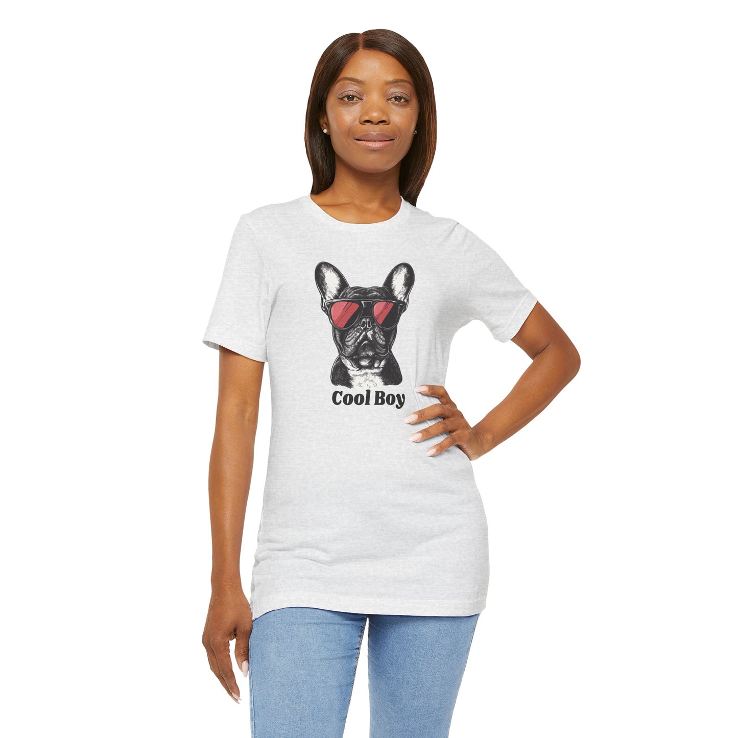 Cool Boy 2 French Bulldog Unisex Tee