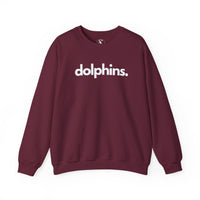 DOLPHINS, PERIOD. Unisex Crewneck Sweatshirt