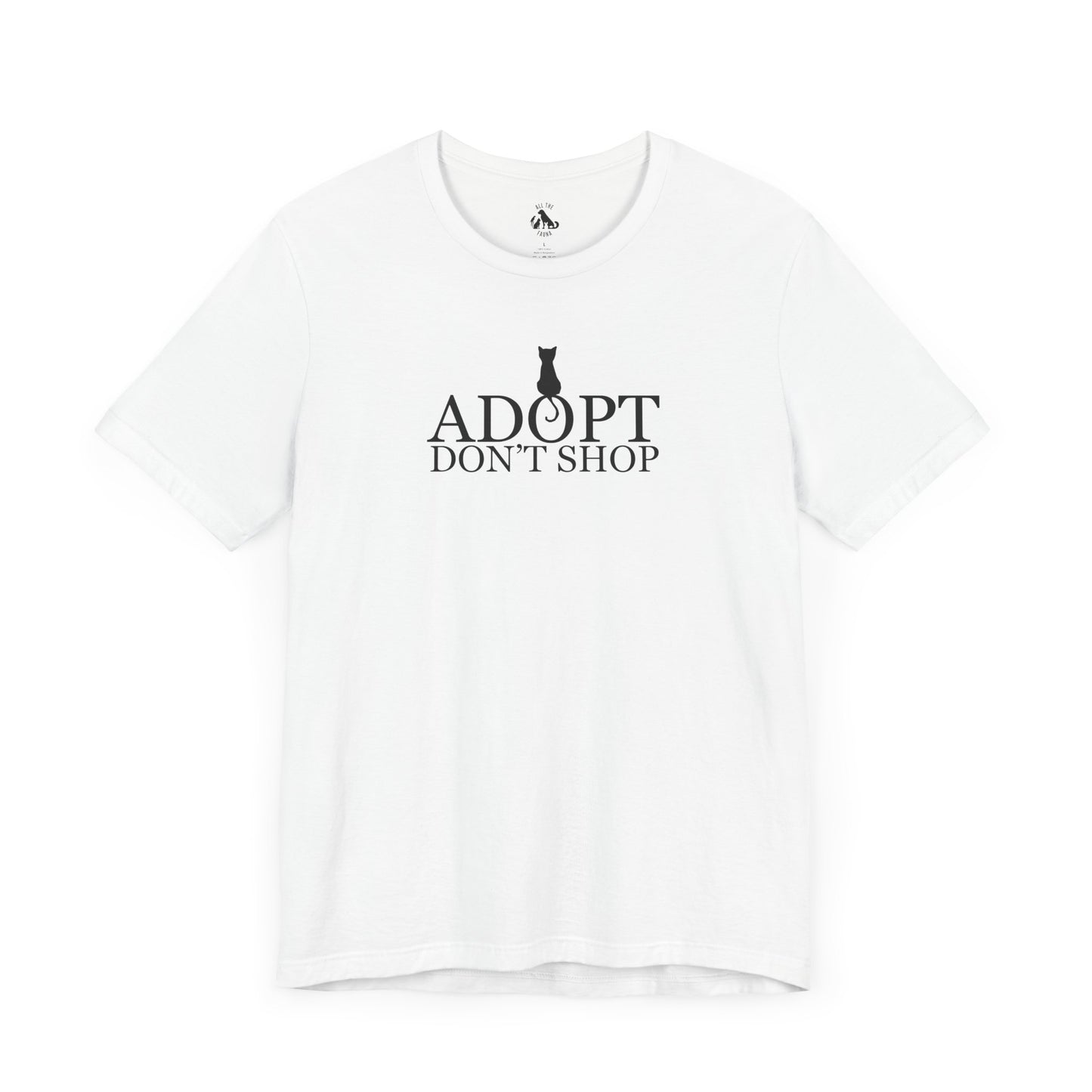 Adopt, Don't Shop Black Cat Unisex Tee