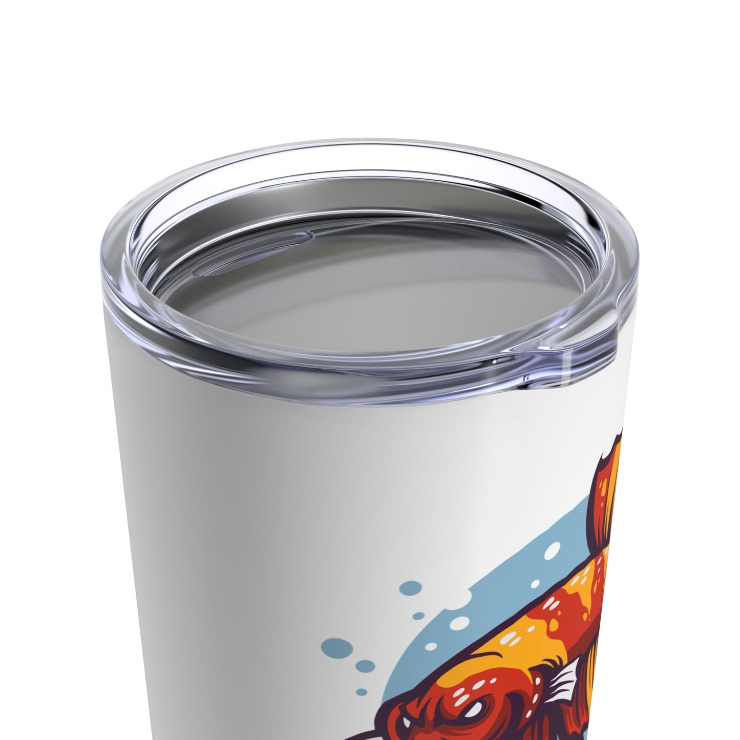 Angry Betta Tropical Fish Tumbler 20 oz