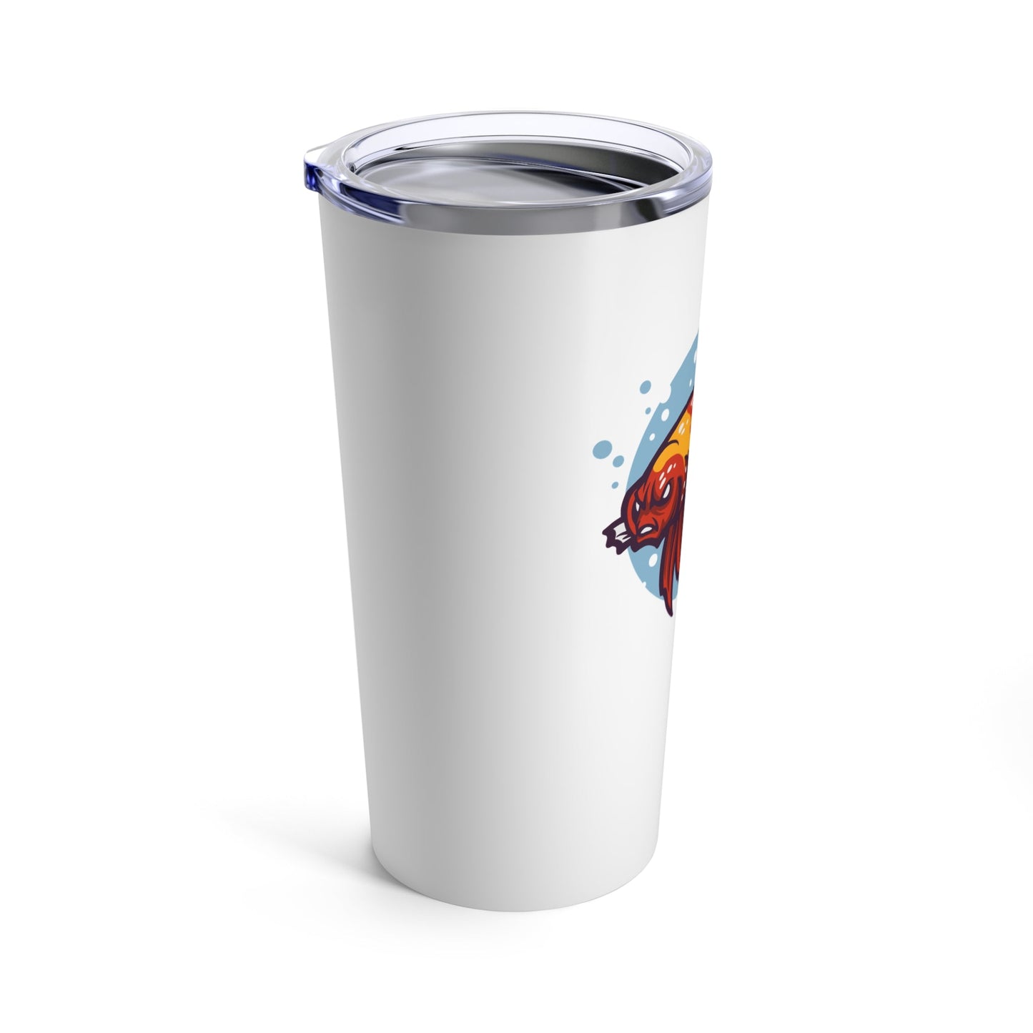 Angry Betta Tropical Fish Tumbler 20 oz