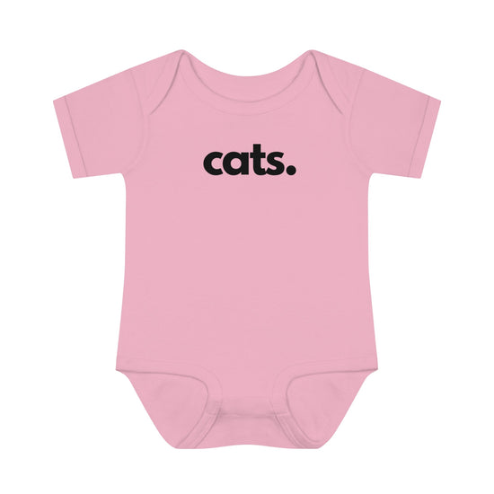 CATS, PERIOD. Infant Baby Rib Onesie
