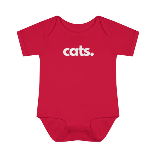 CATS, PERIOD. Infant Baby Rib Onesie