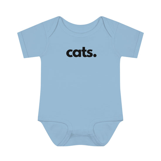 CATS, PERIOD. Infant Baby Rib Onesie