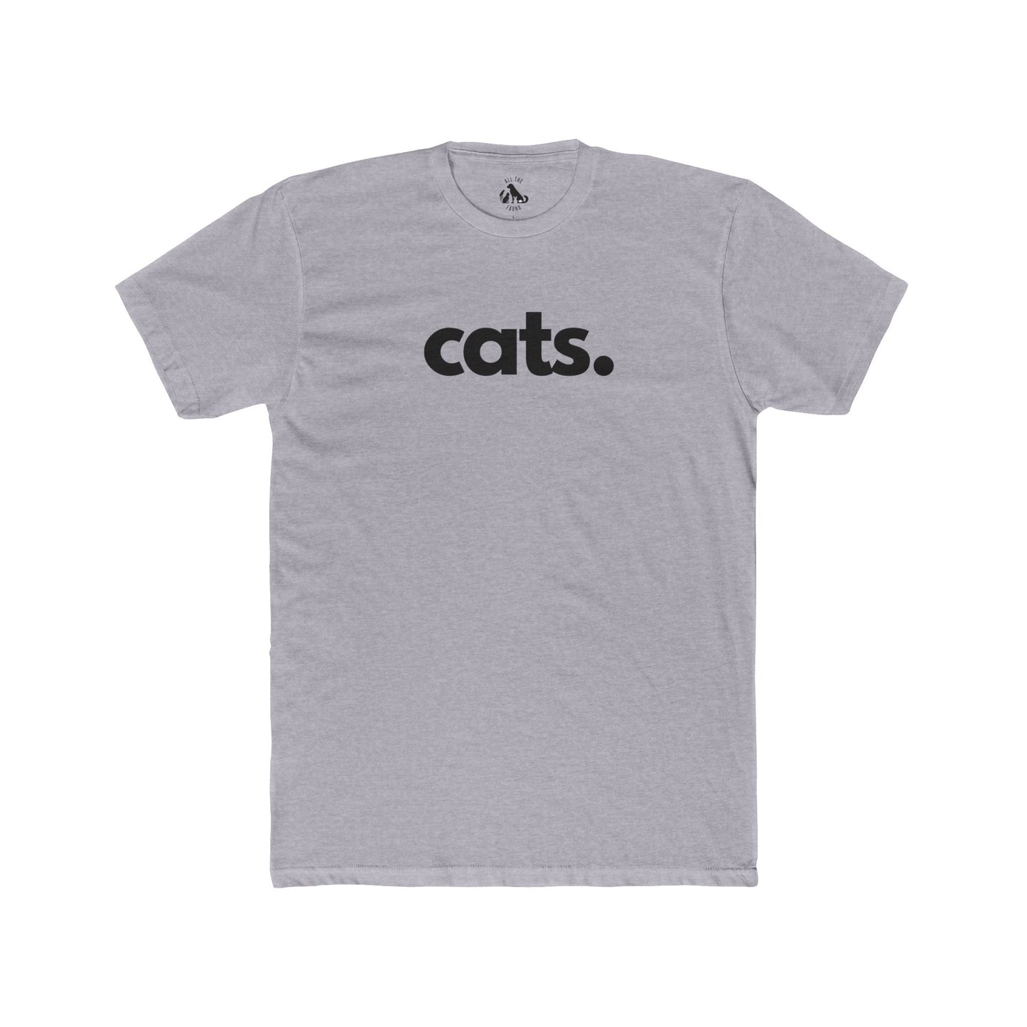 CATS, PERIOD. Premium Cotton Cat Lover Unisex Tee