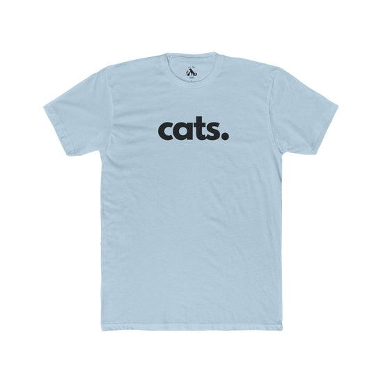 CATS, PERIOD. Premium Cotton Cat Lover Unisex Tee