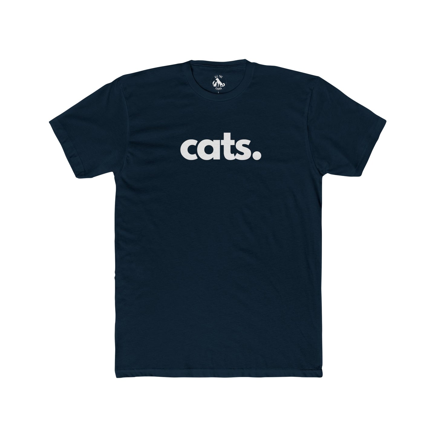 CATS, PERIOD. Premium Cotton Cat Lover Unisex Tee