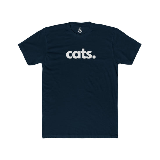 CATS, PERIOD. Premium Cotton Cat Lover Unisex Tee