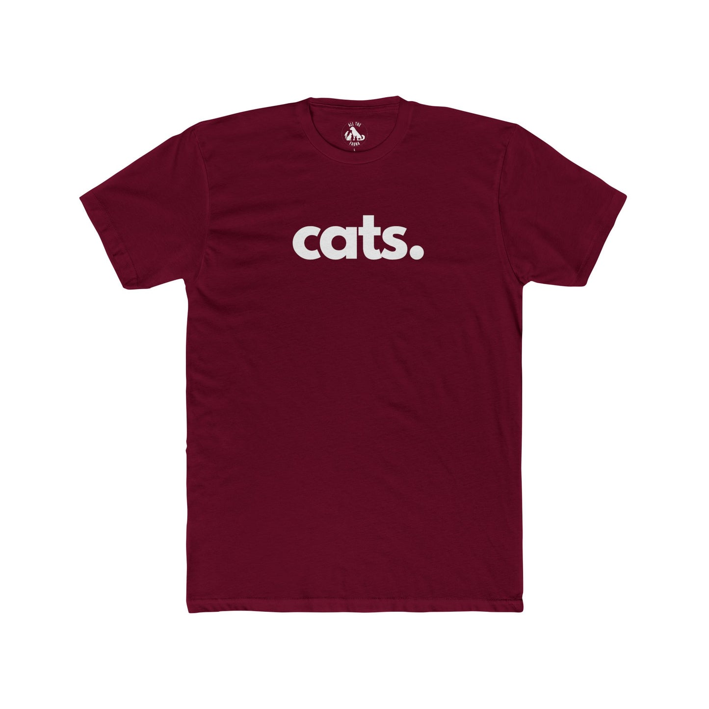 CATS, PERIOD. Premium Cotton Cat Lover Unisex Tee