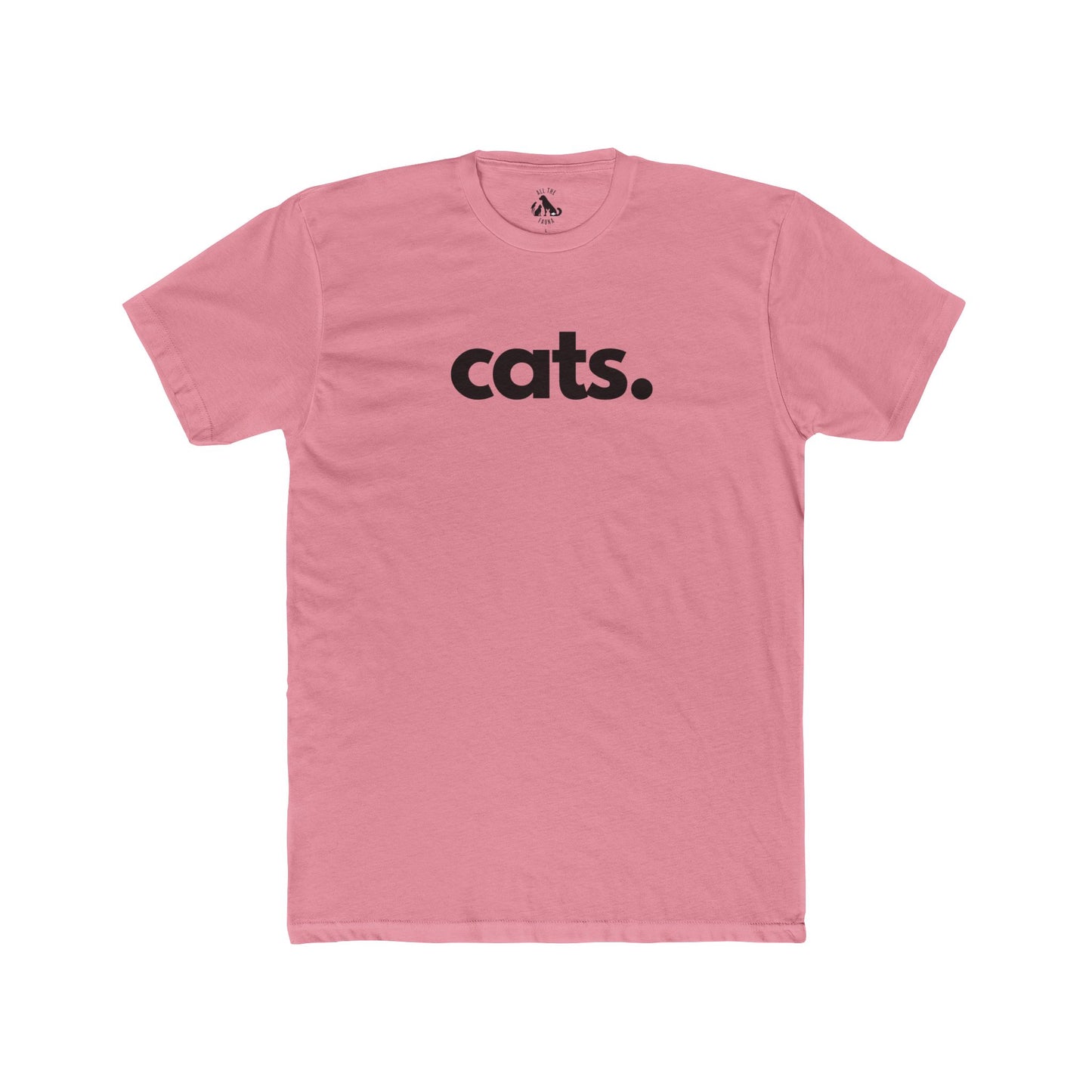 CATS, PERIOD. Premium Cotton Cat Lover Unisex Tee