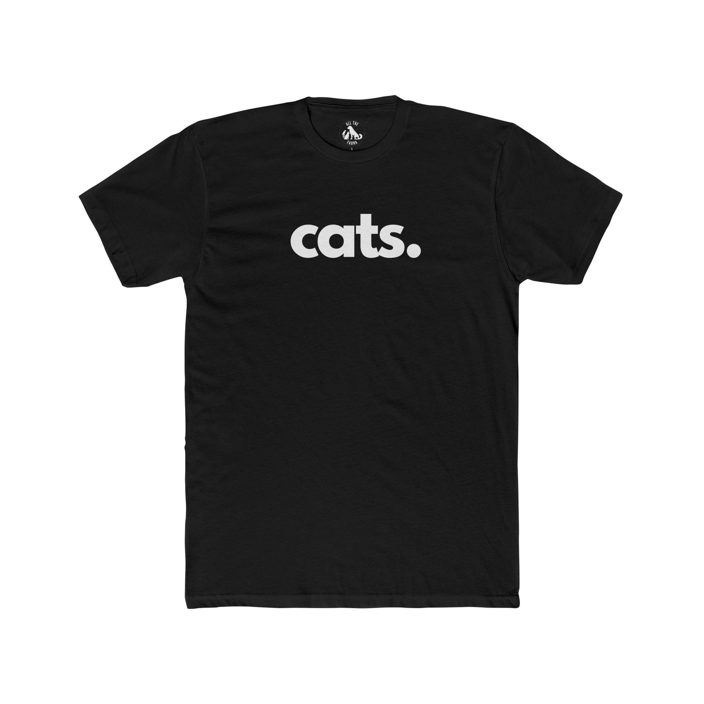 CATS, PERIOD. Premium Cotton Cat Lover Unisex Tee