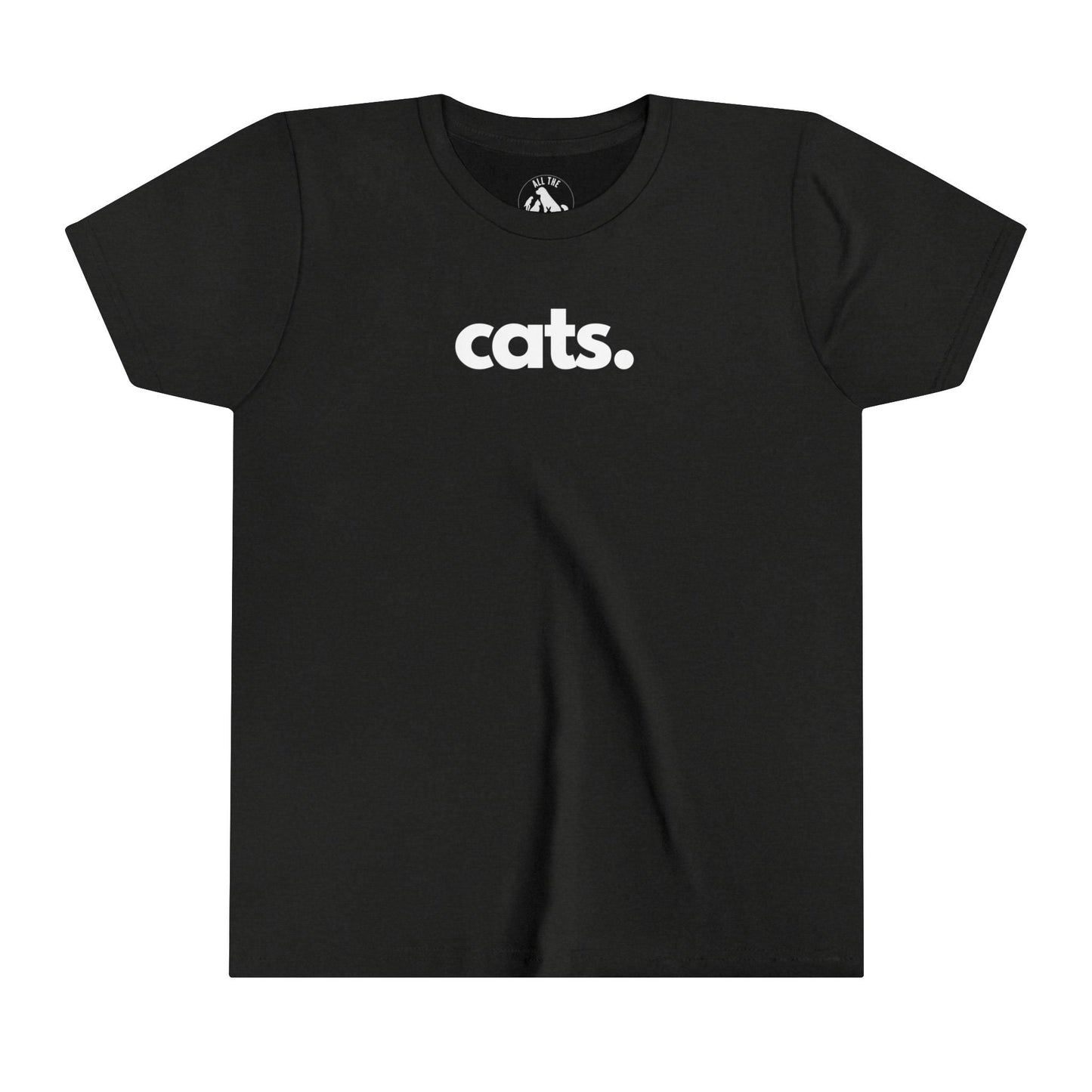CATS, PERIOD. Youth Short Sleeve Tee