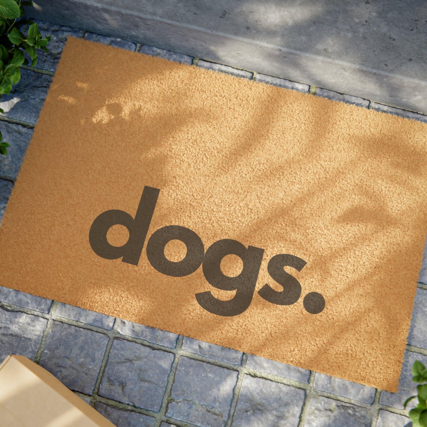 DOGS, PERIOD Eco-friendly Coconut Coir Fiber Doormat