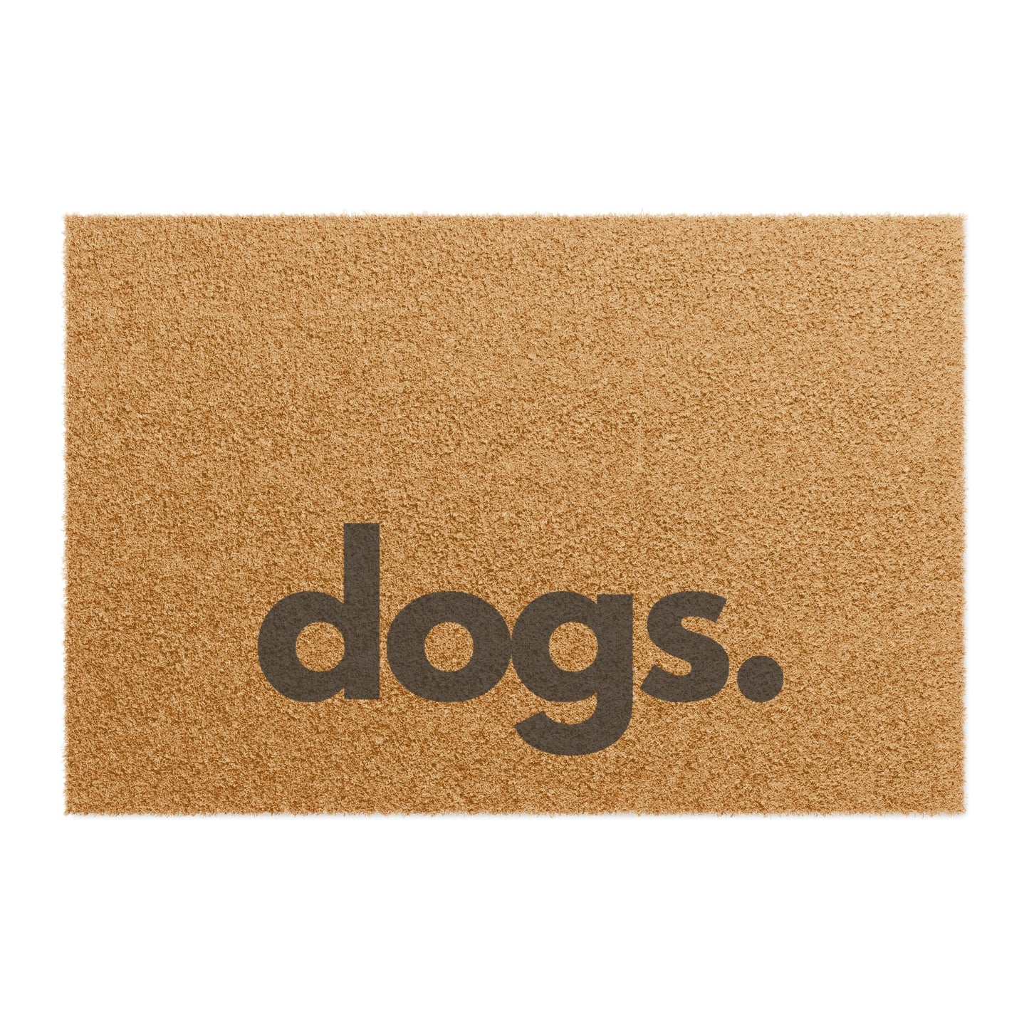 DOGS, PERIOD Eco-friendly Coconut Coir Fiber Doormat