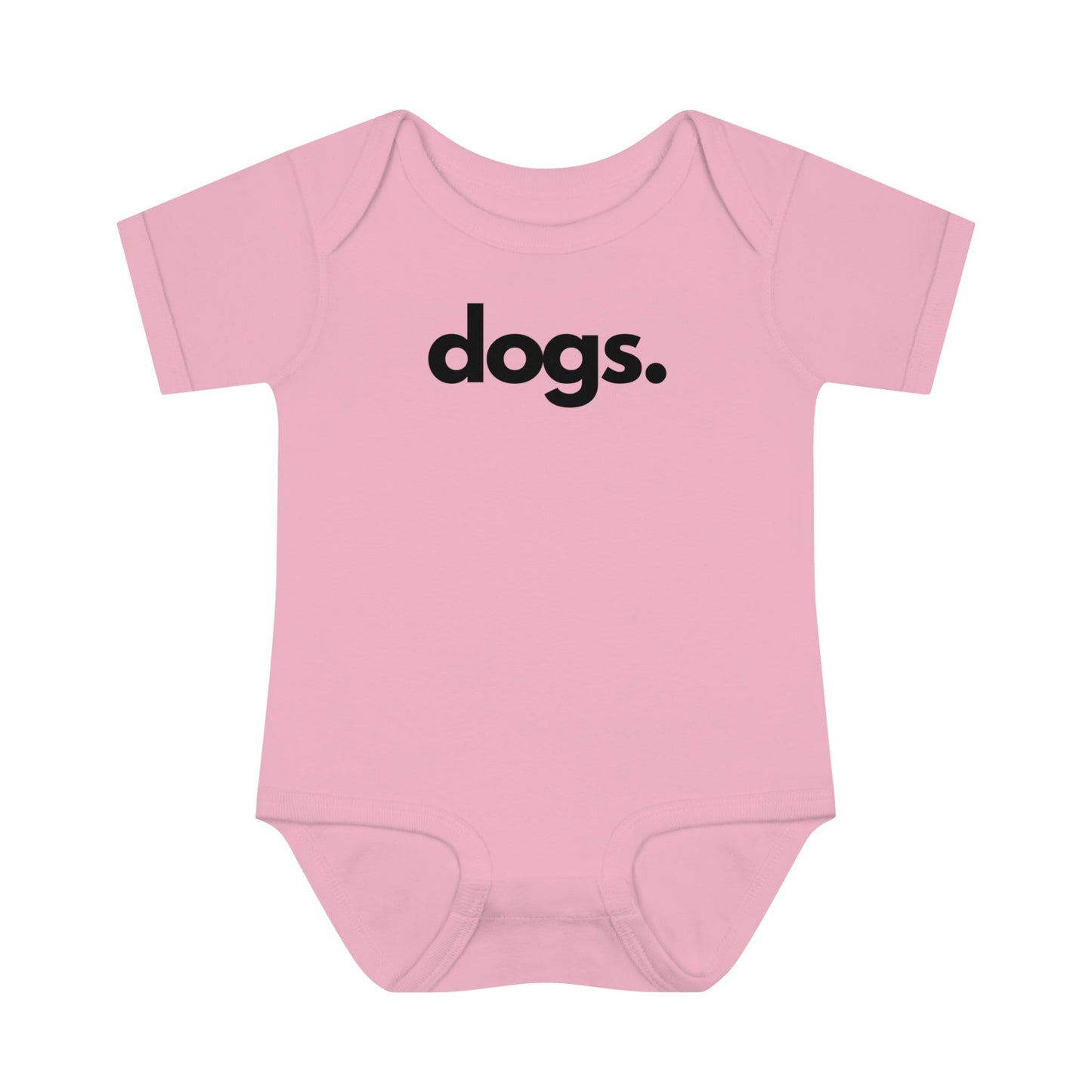 DOGS, PERIOD. Infant Baby Rib Onesie