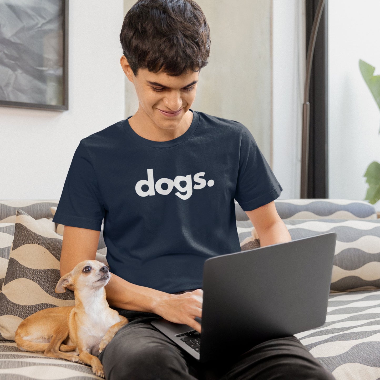 DOGS, PERIOD. Youth Short Sleeve Tee