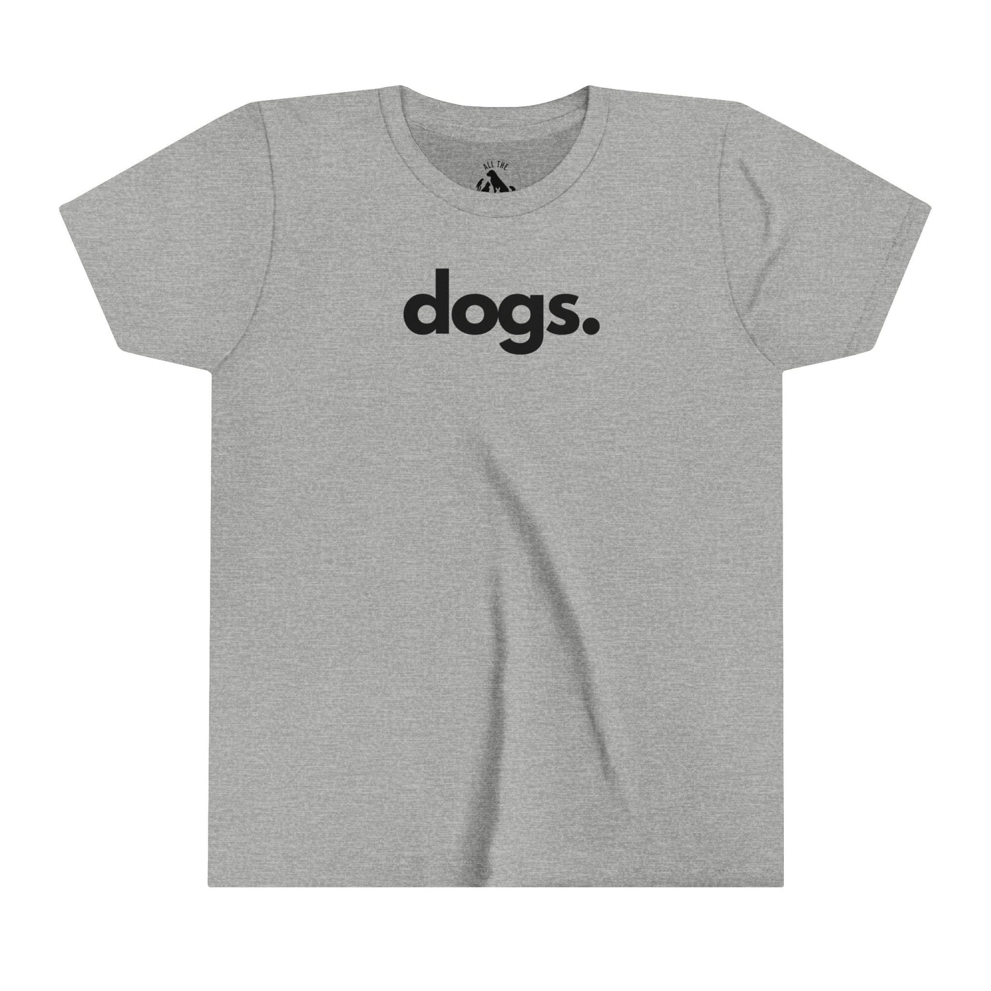 DOGS, PERIOD. Youth Short Sleeve Tee