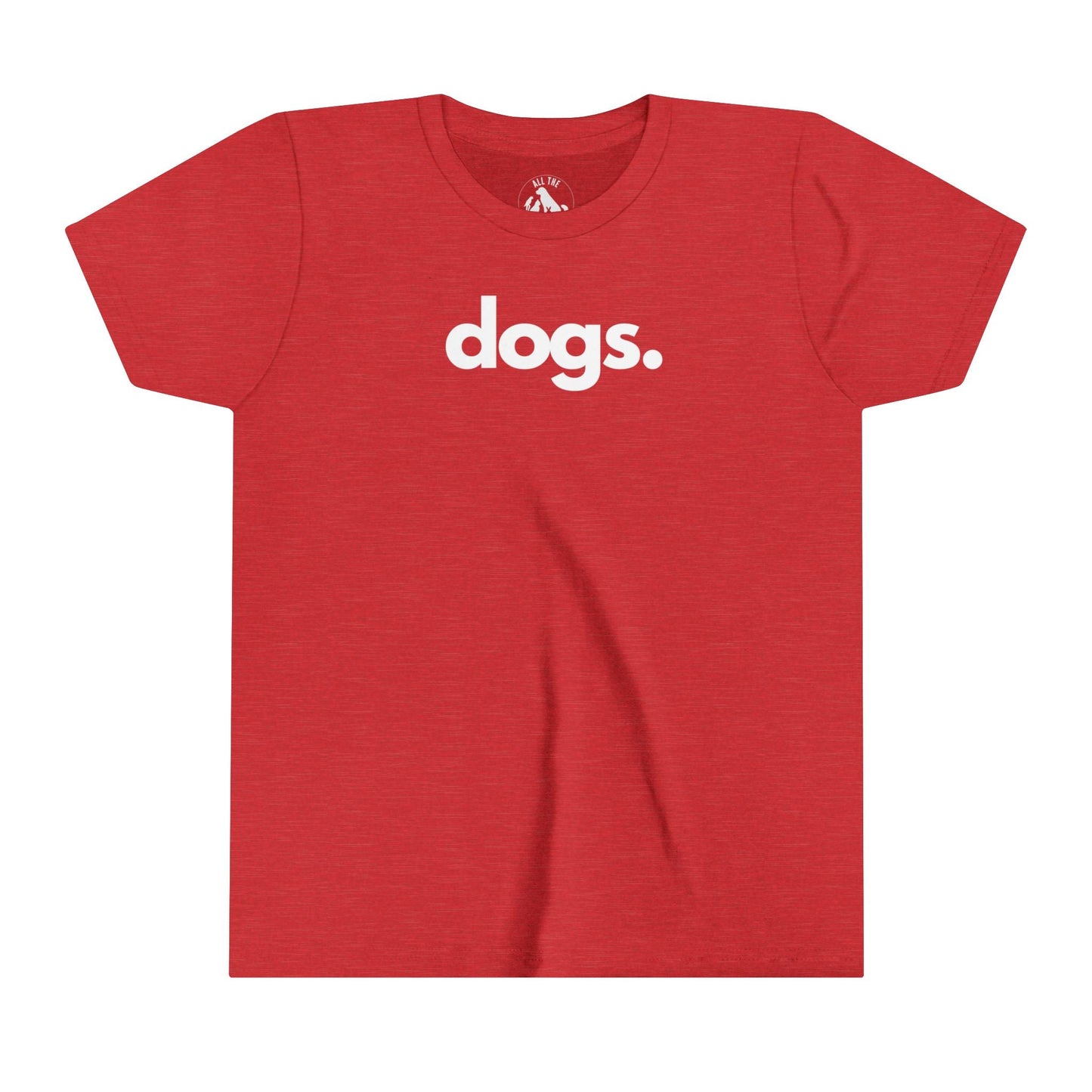 DOGS, PERIOD. Youth Short Sleeve Tee