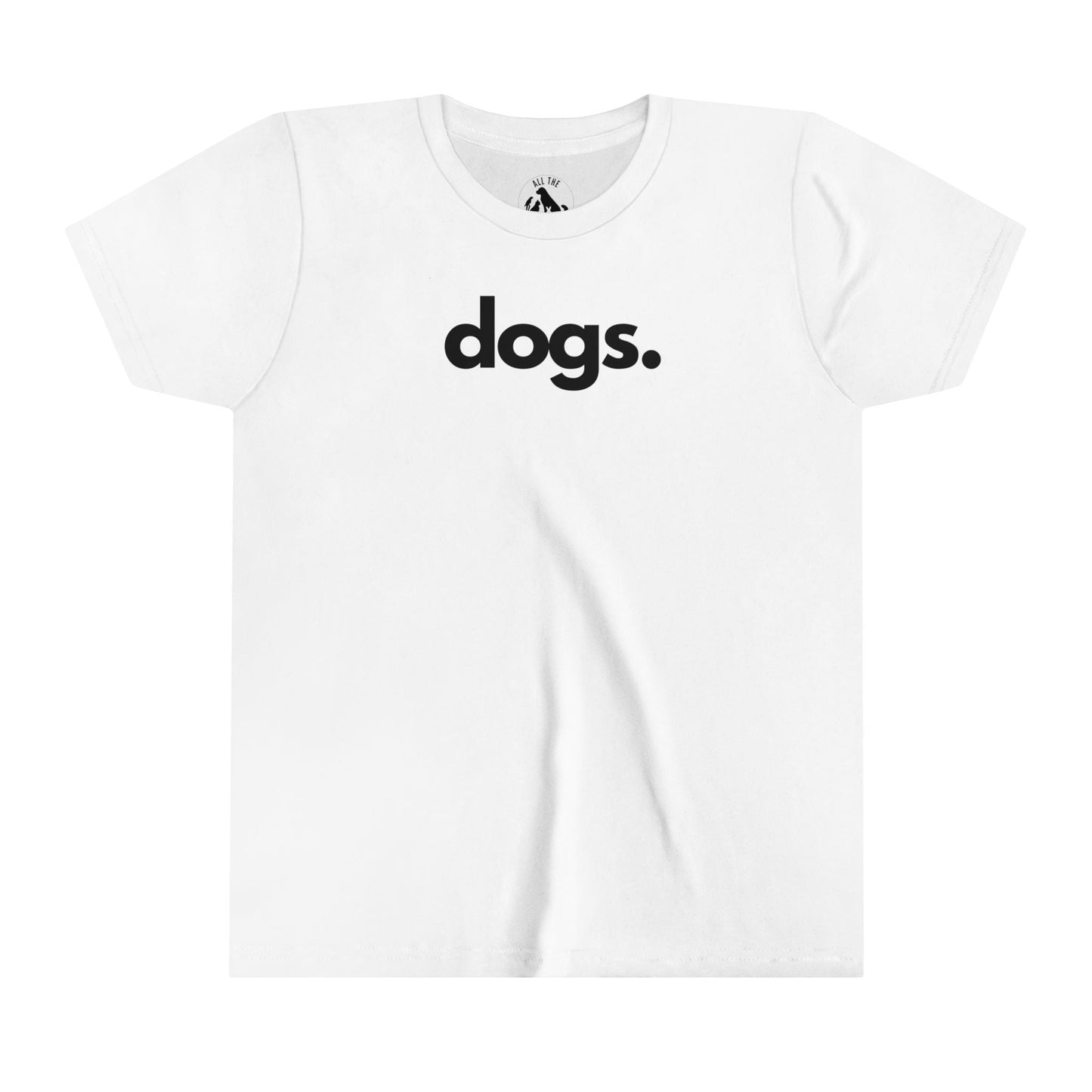 DOGS, PERIOD. Youth Short Sleeve Tee