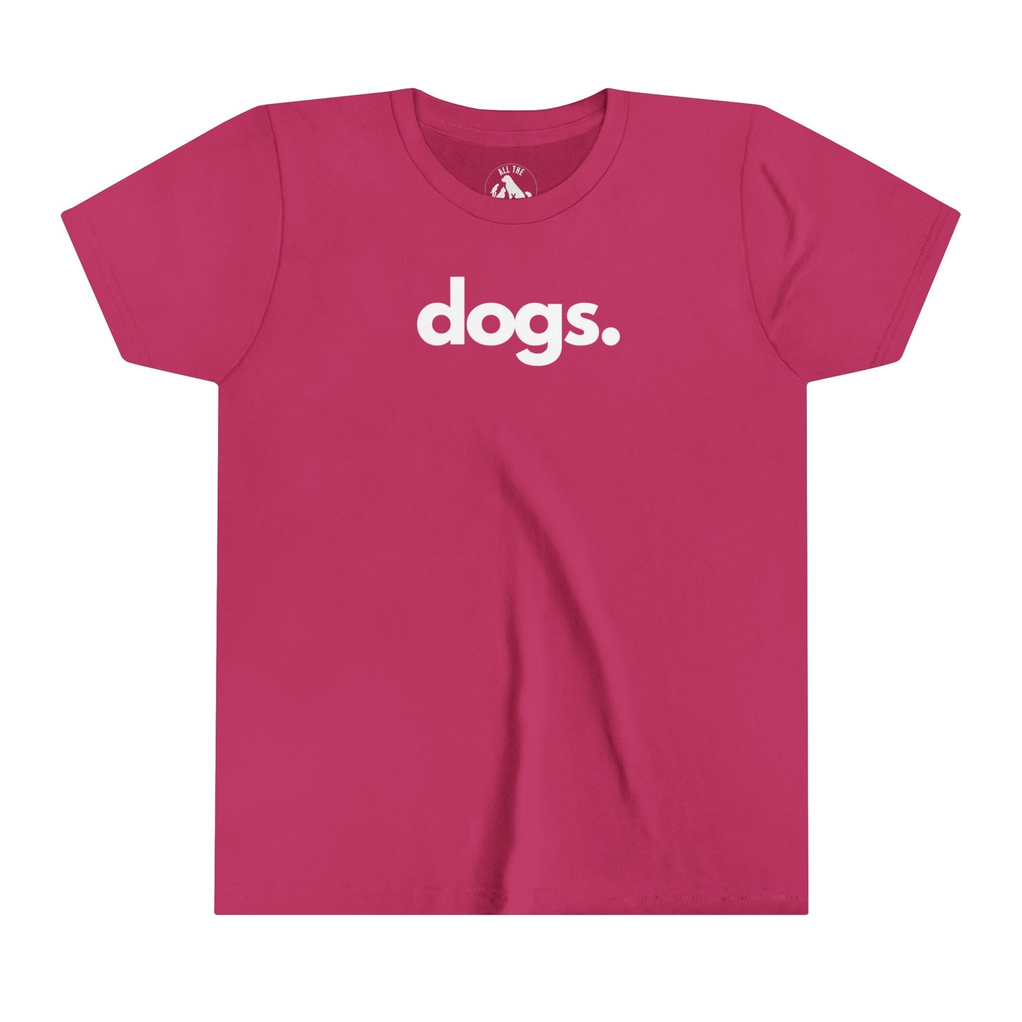 DOGS, PERIOD. Youth Short Sleeve Tee