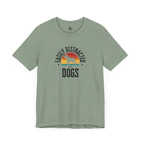 Easily Distracted by DOGS Unisex Tee
