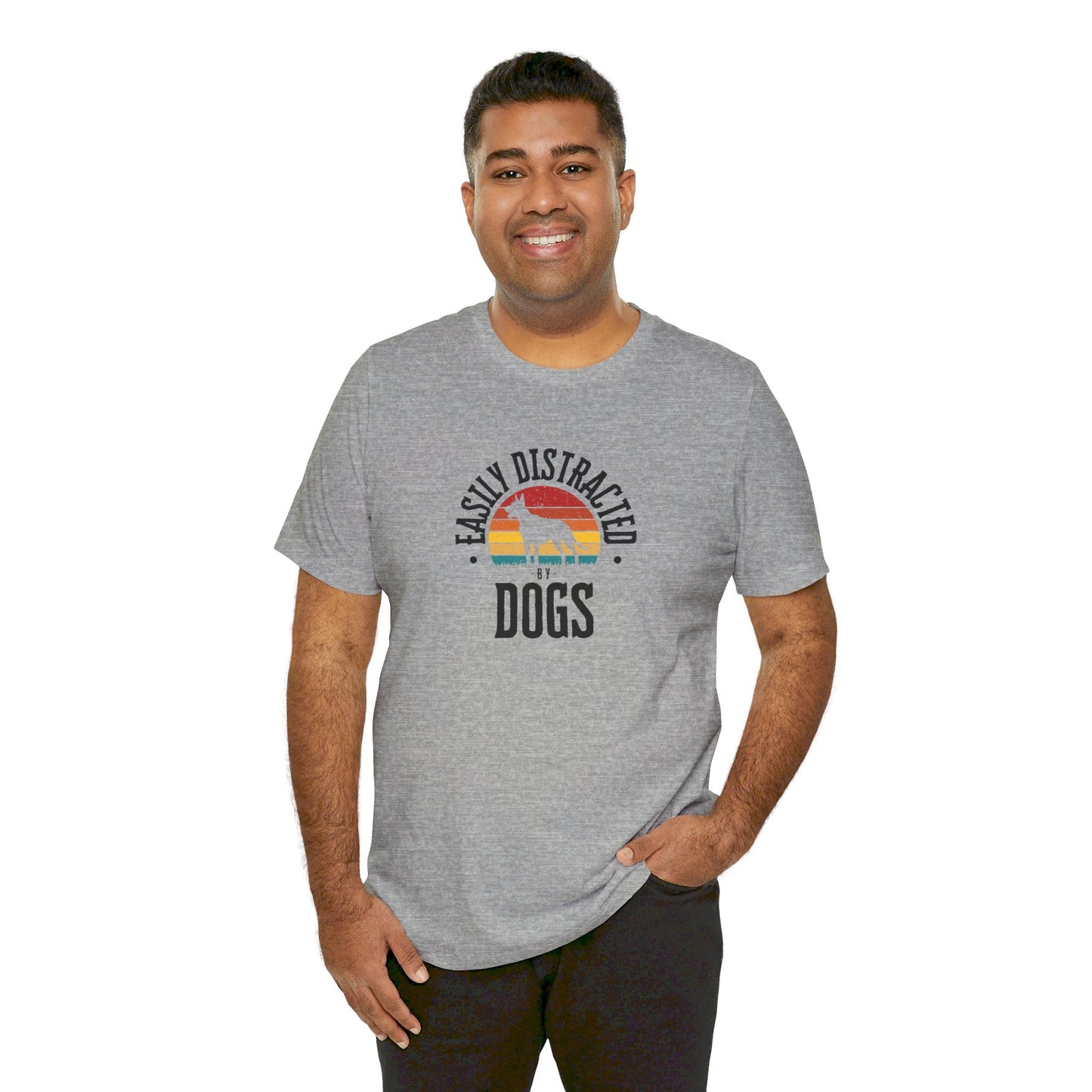 Easily Distracted by DOGS Unisex Tee