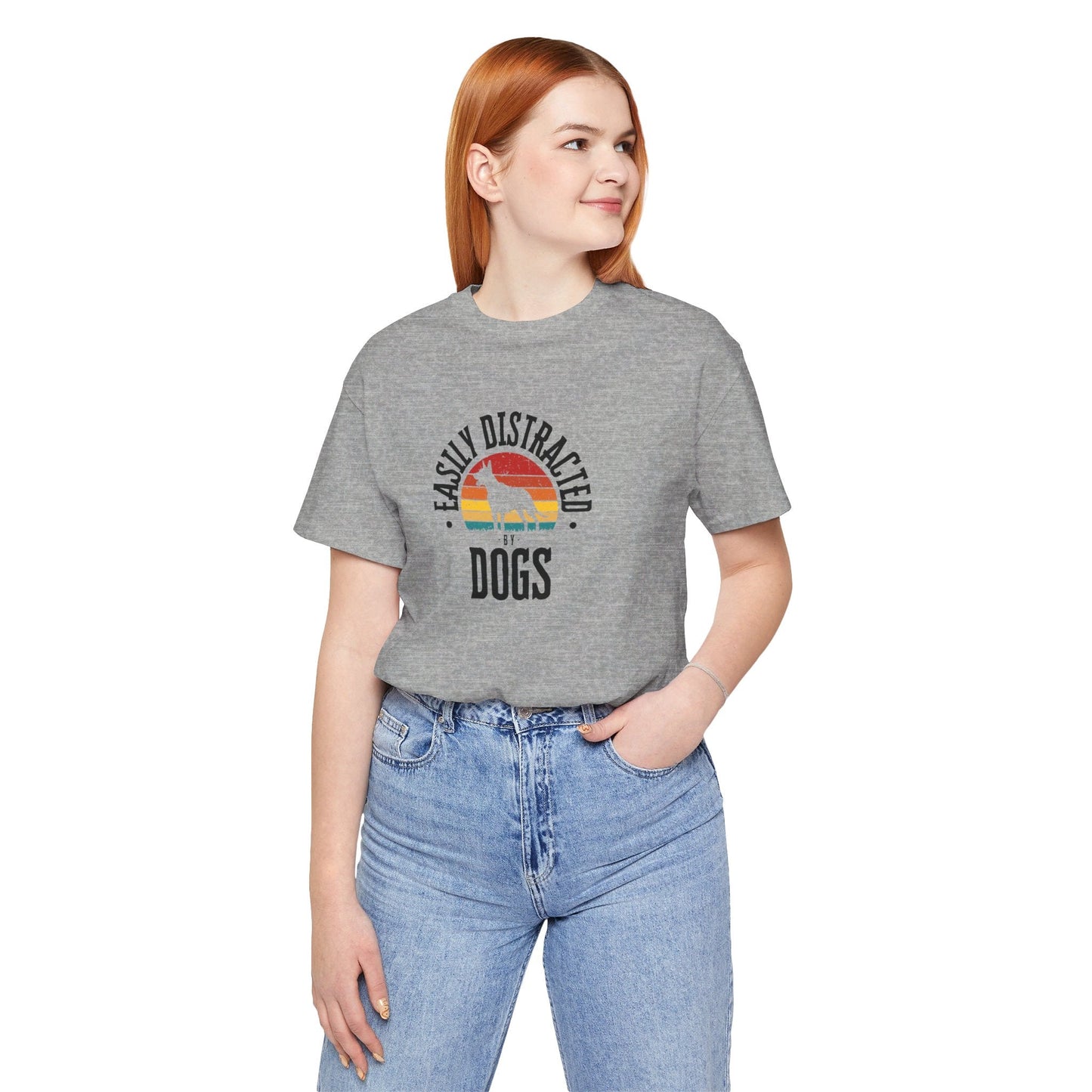 Easily Distracted by DOGS Unisex Tee
