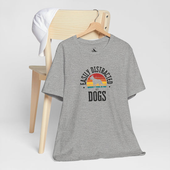 Easily Distracted by DOGS Unisex Tee