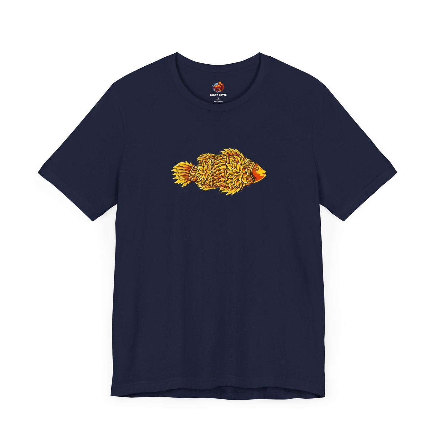 Golden Koi Tattoo Style Unisex Tee