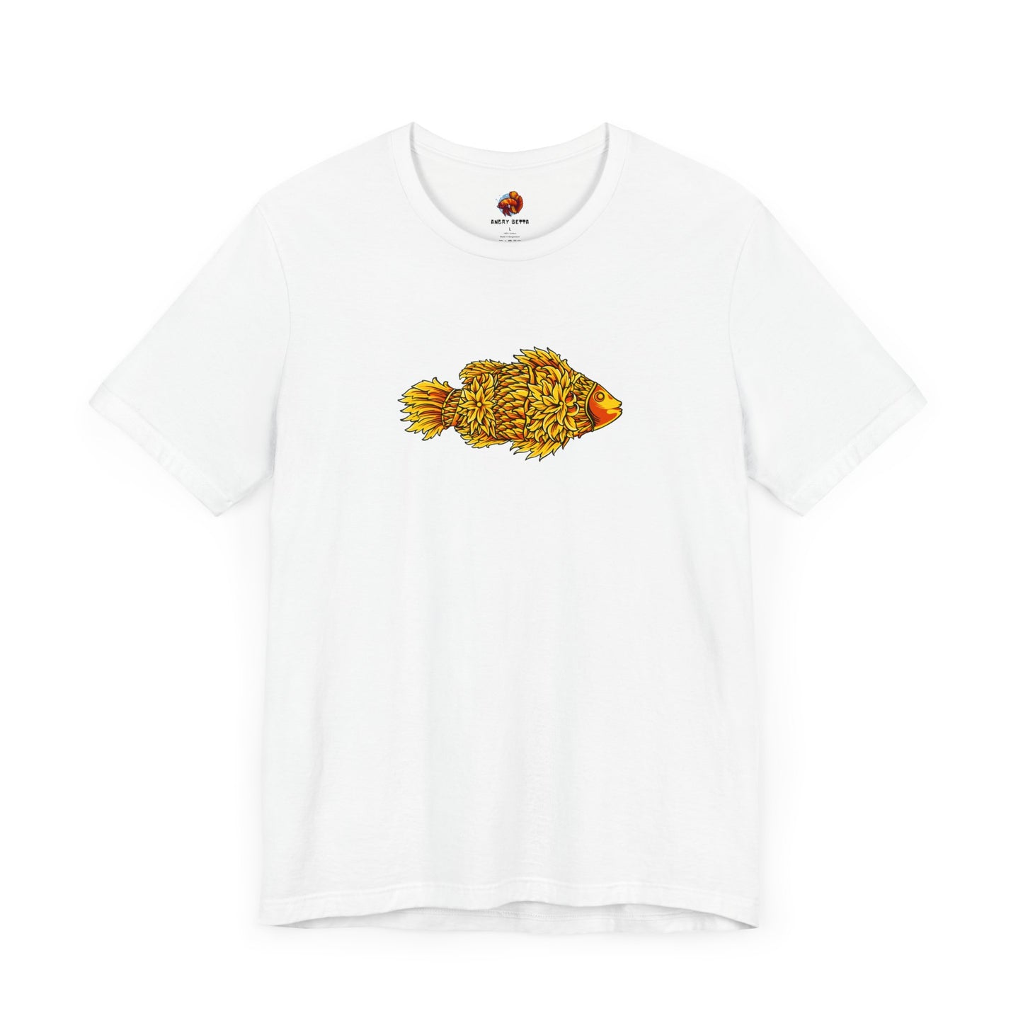 Golden Koi Tattoo Style Unisex Tee