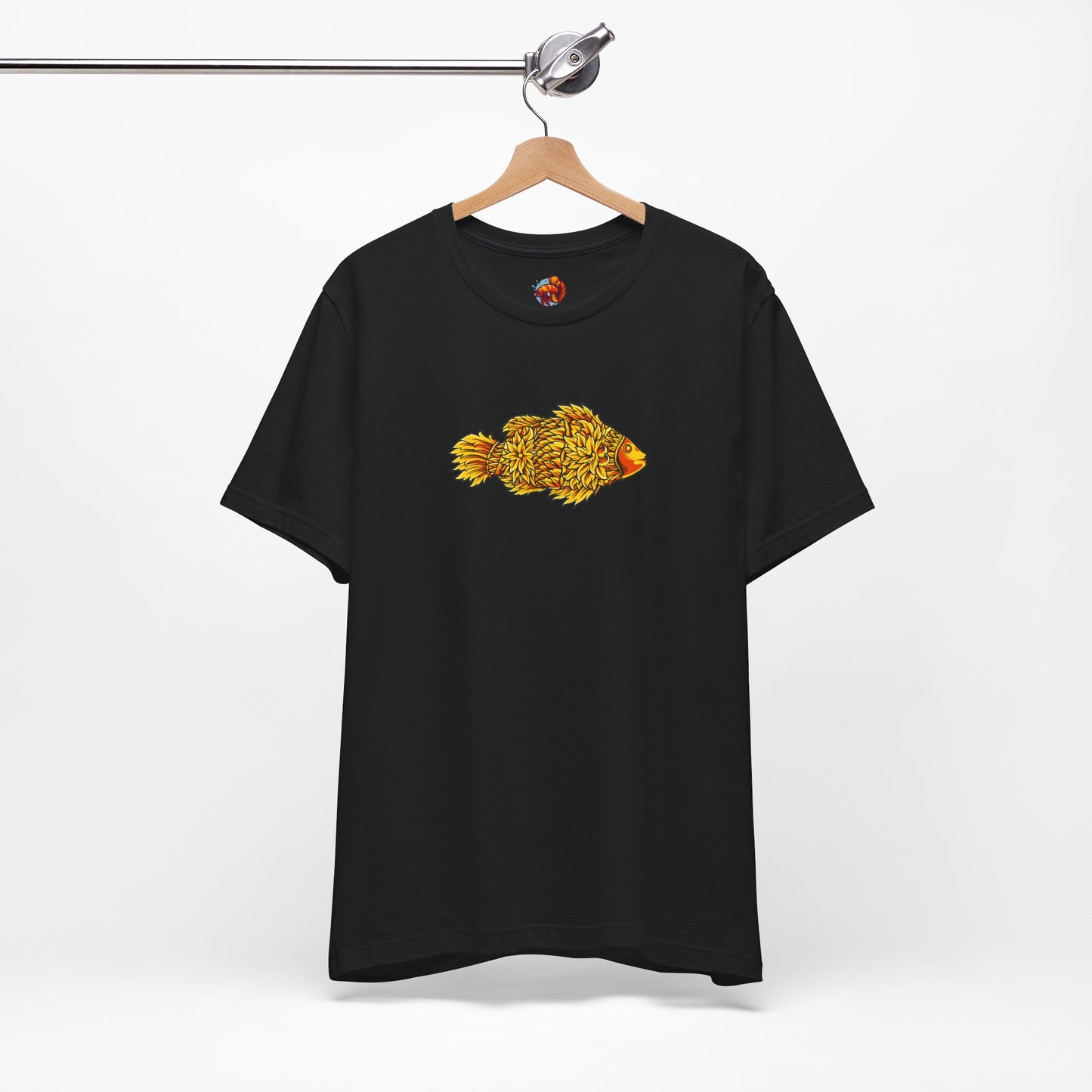 Golden Koi Tattoo Style Unisex Tee