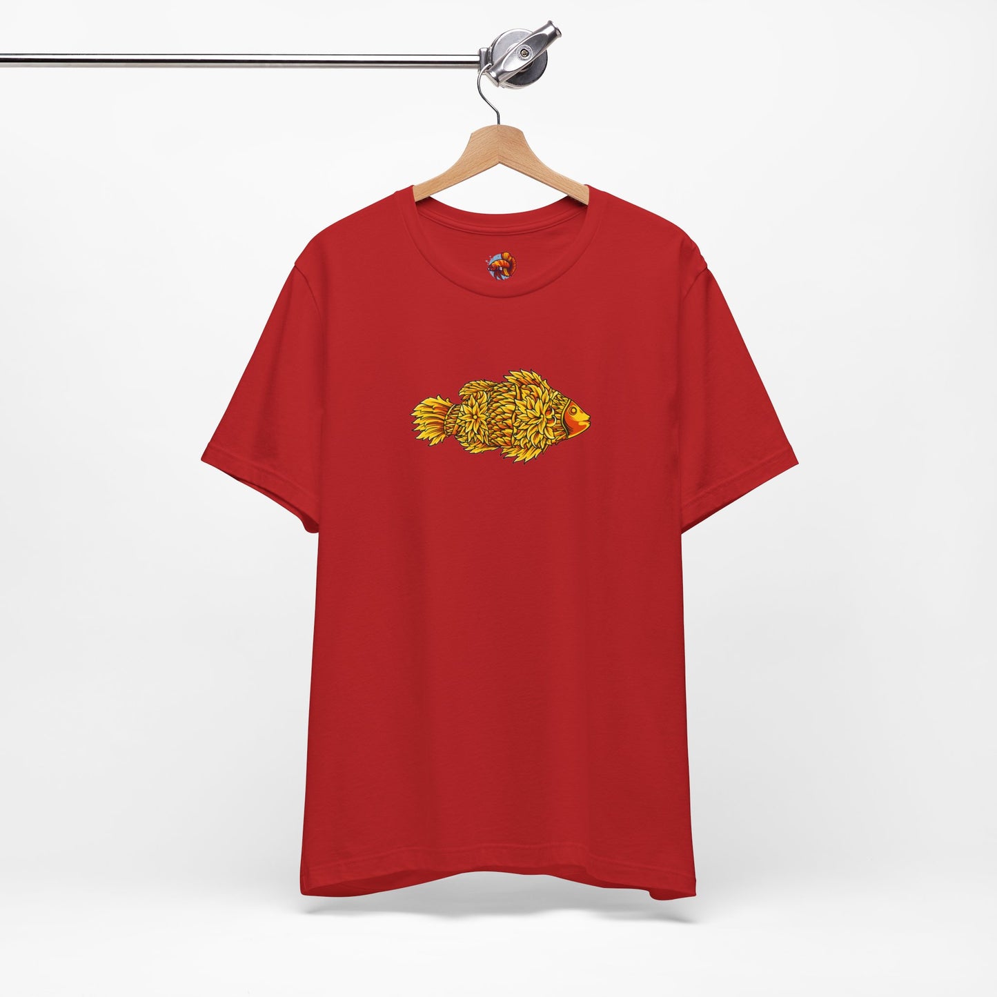 Golden Koi Tattoo Style Unisex Tee