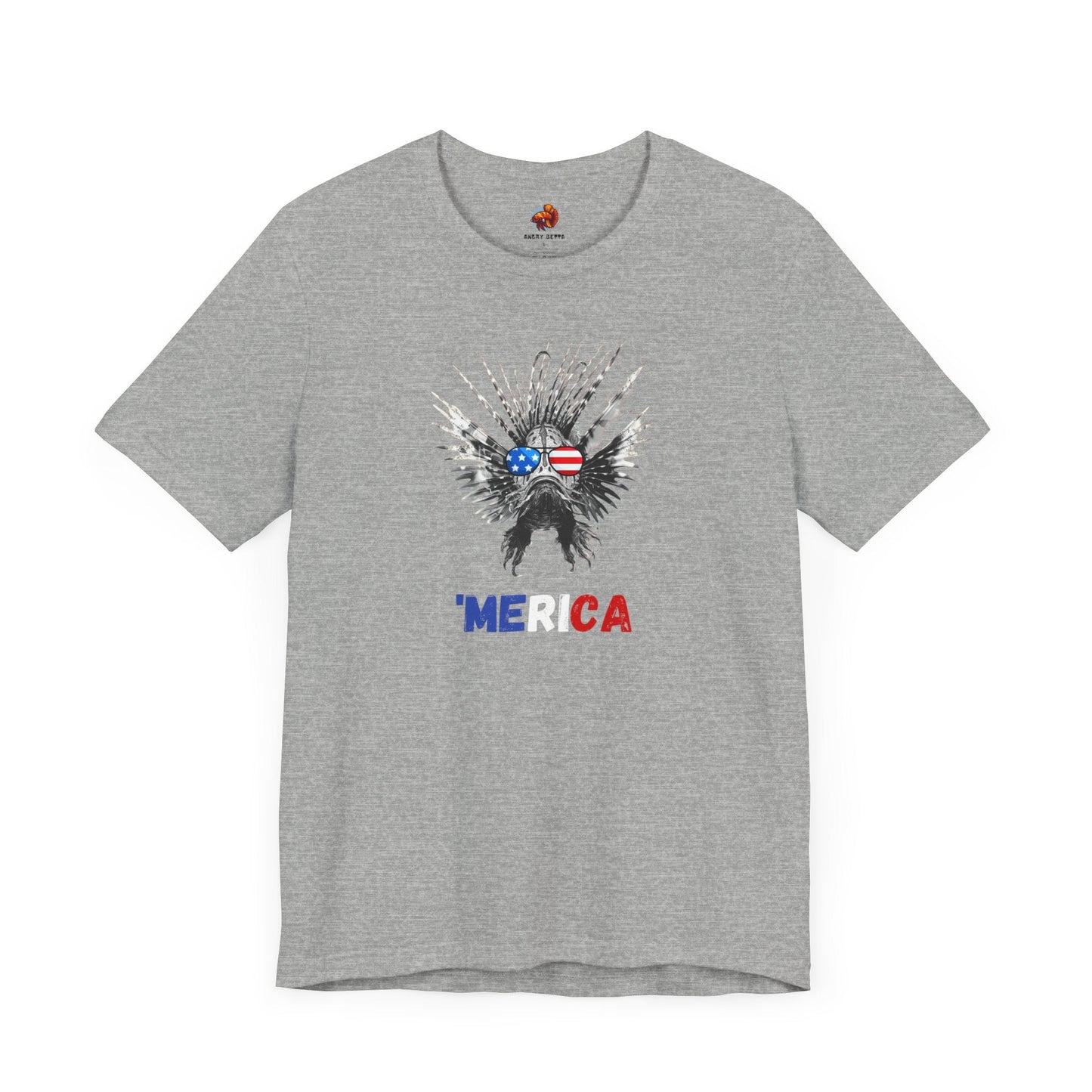 'MERICA Patriotic Lionfish Unisex Tee