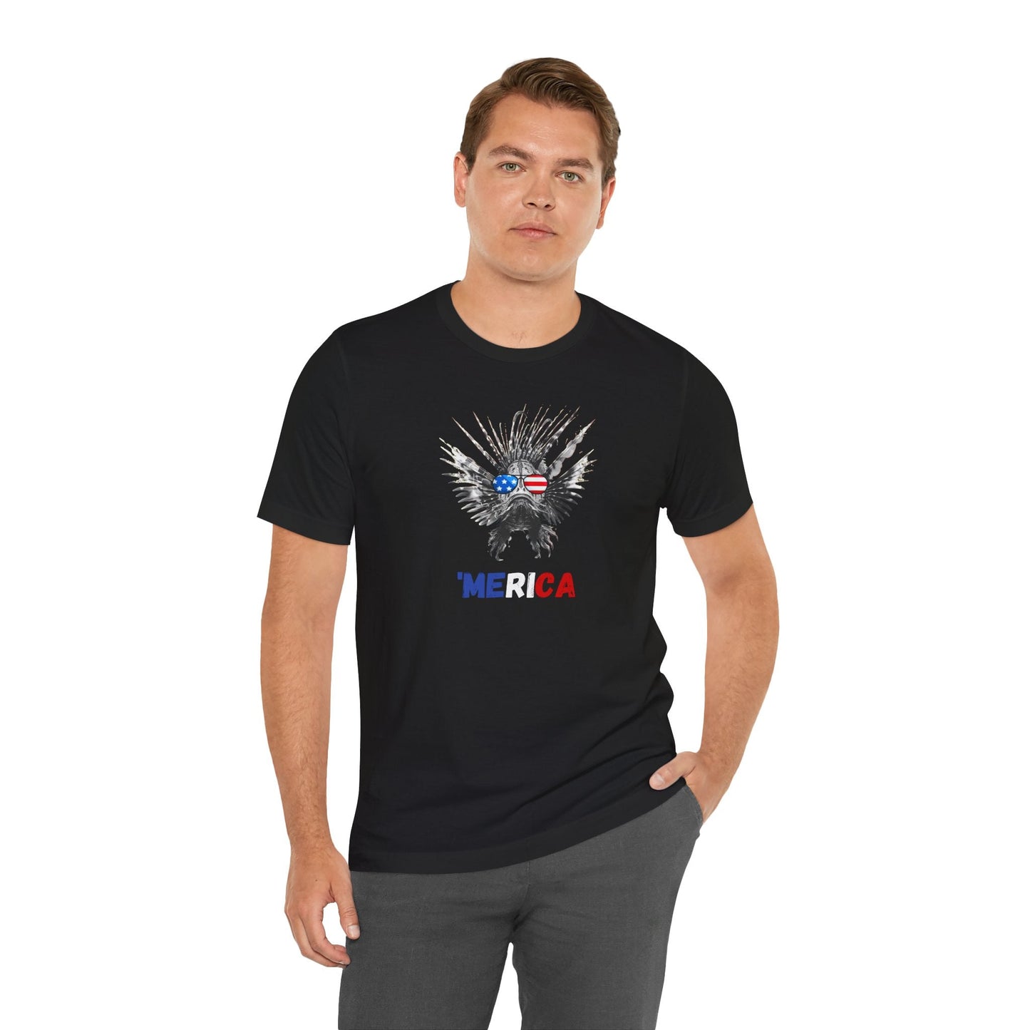 'MERICA Patriotic Lionfish Unisex Tee